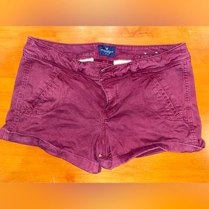 American Eagle Midi Stretch Shorts